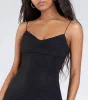 Unforgettable Heat Open Strappy Back Glitter Mini Dress sold by Windsor
