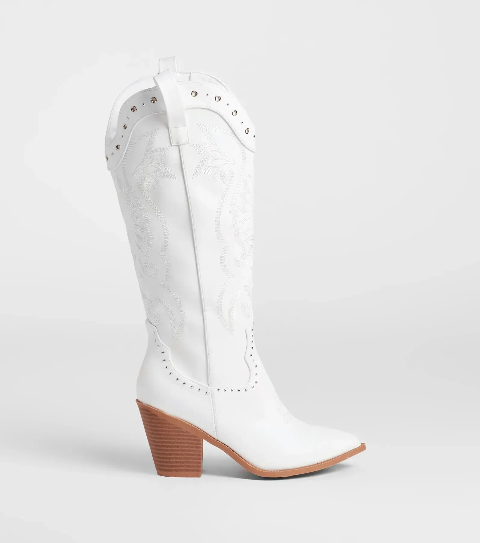 Edgy Western Vibe Studded Cowboy Boots sold by Windsor product image thumbnail 2