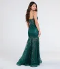 Amanza Corset Slit Mermaid Tulle Formal Dress sold by Windsor
