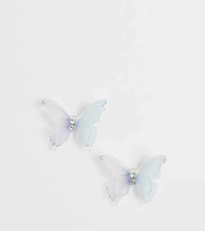 Fabulous Flare Butterfly Statement Earrings sold by Windsor