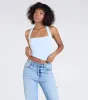 Essential Energy Halter Crop Top sold by Windsor
