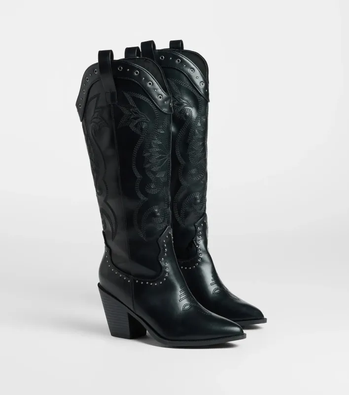 Back In The West Studded Cowboy Boots sold by Windsor