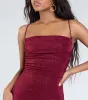 Joan Lace-Up Mermaid Glitter Formal Dress sold by Windsor