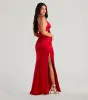 Jamie Lace-Up Satin Formal Column Dress sold by Windsor