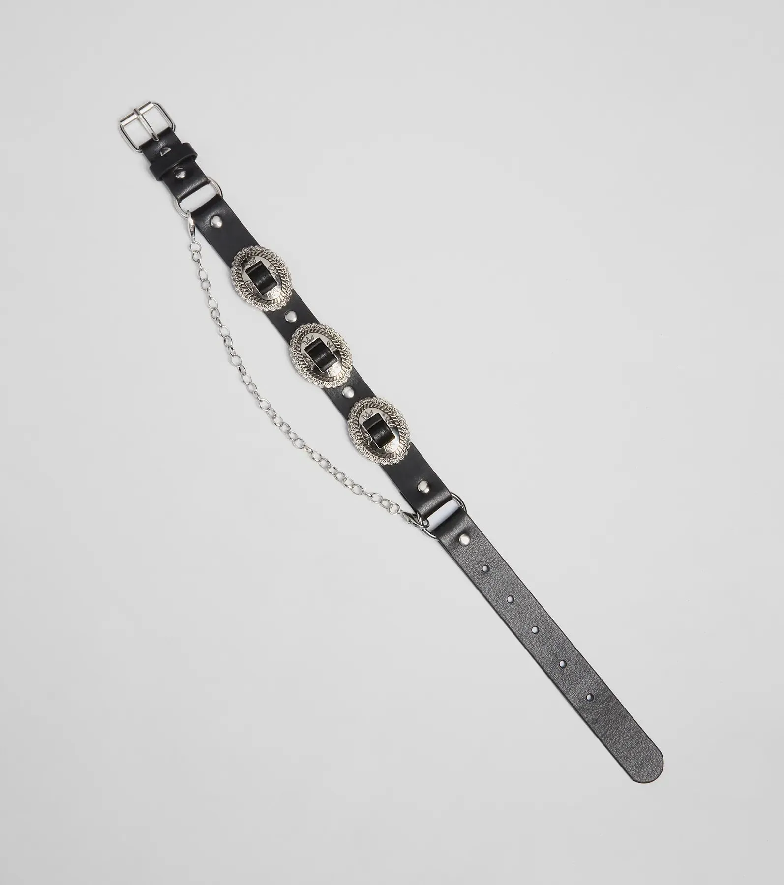 Western Concho Chain Belt Boot Charm sold by Windsor product image thumbnail 3