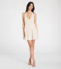 Blissful Cutie Halter Button Floral Skater Dress sold by Windsor