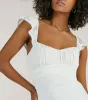Always Sweet Ruffled Eyelet Lace Mini Dress sold by Windsor