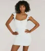 Always Sweet Ruffled Eyelet Lace Mini Dress sold by Windsor