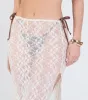 Sheer Romantic High-Rise Slit Lace Maxi Skirt sold by Windsor