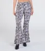 Slithering Impression Snake Print Sequin Flare Pants sold by Windsor
