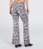 Slithering Impression Snake Print Sequin Flare Pants sold by Windsor