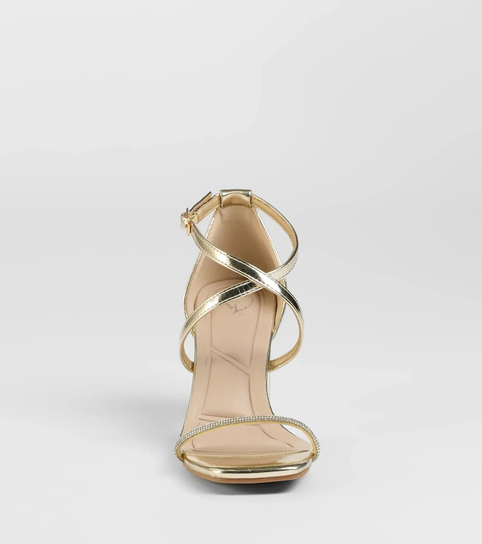 Pure Magic Rhinestone Metallic Block Heels sold by Windsor product image thumbnail 3