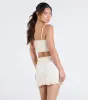 Boho Muse Lace-Up Embroidered Crop Top sold by Windsor