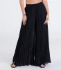 Pretty Pleats High-Rise Chiffon Palazzo Pants sold by Windsor
