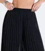 Pretty Pleats High-Rise Chiffon Palazzo Pants sold by Windsor