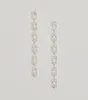 Luxe Glam Rhinestone Chain-Link Earrings sold by Windsor