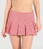 Absolute Darling Gingham Pleated Skort sold by Windsor
