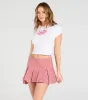 Absolute Darling Gingham Pleated Skort sold by Windsor