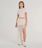 Boho Beauty High Slit Lace Maxi Skirt sold by Windsor