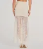 Boho Beauty High Slit Lace Maxi Skirt sold by Windsor