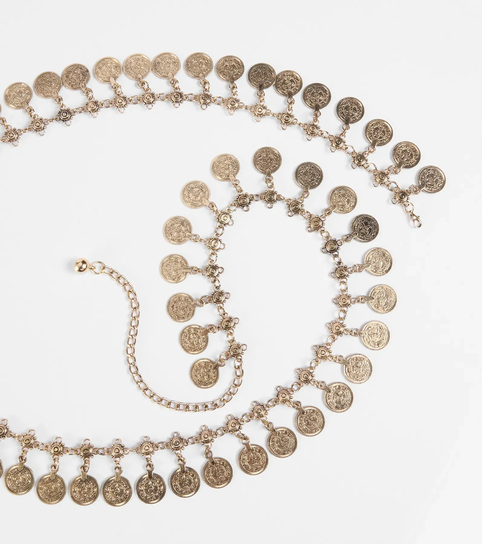 Boho Charm Coin Chain Belt sold by Windsor product image thumbnail 2