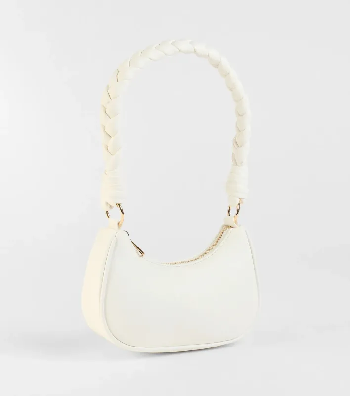 All The Vibes Braided Strap Shoulder Bag sold by Windsor