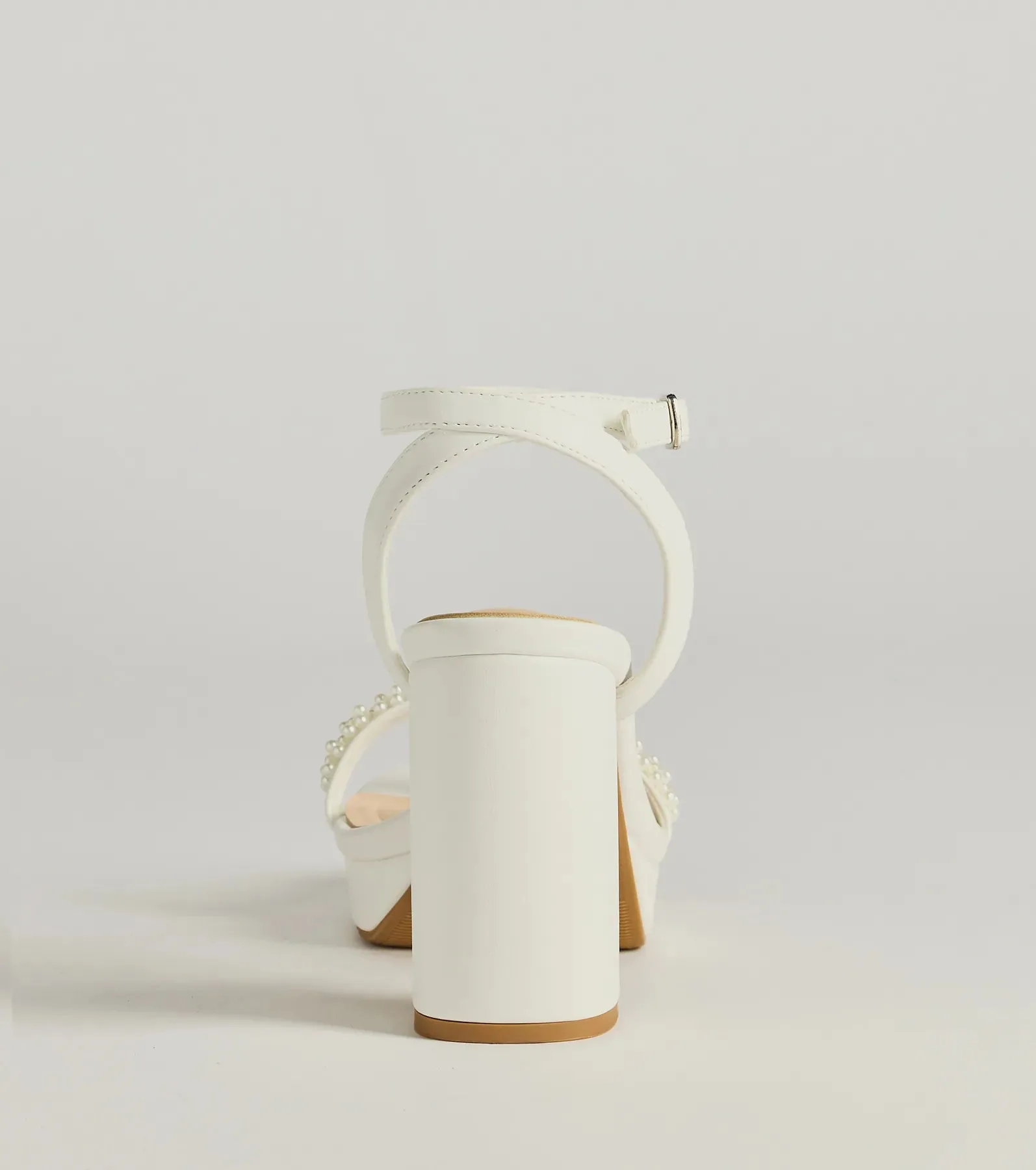 Another Status Faux Pearl Platform Heels sold by Windsor product image thumbnail 4