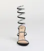 Girly Vibes Rhinestone Spiral Heels sold by Windsor