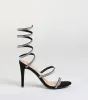 Girly Vibes Rhinestone Spiral Heels sold by Windsor