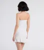 Romance Dreamer Strapless Bodycon Lace Mini Dress sold by Windsor