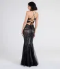 Brooke Lace-Up Mermaid Sequin Mesh Formal Dress sold by Windsor