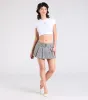 Cute Icon Gingham Belted Mini Skort sold by Windsor