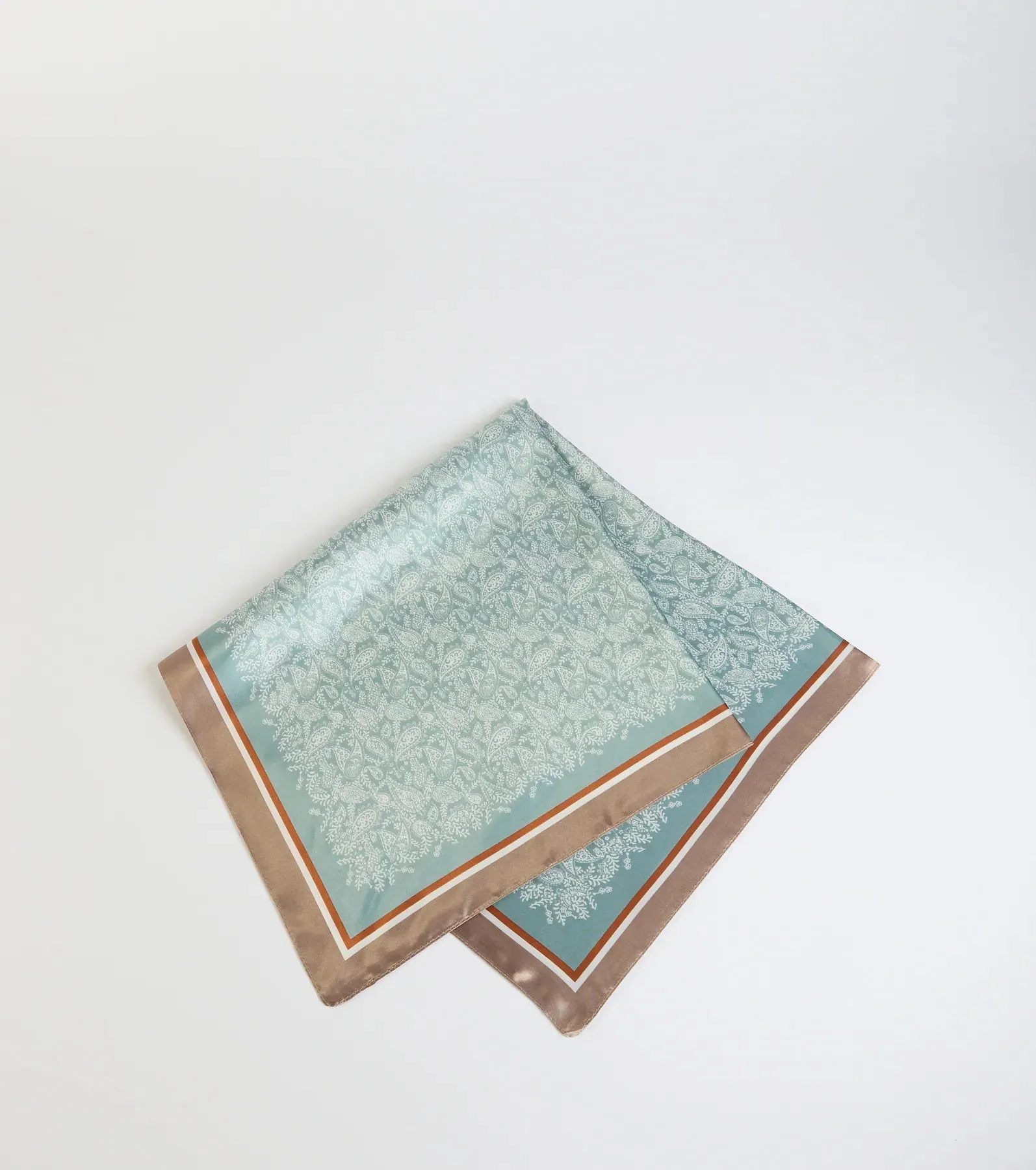 Chic And Breezy Paisley Satin Scarf sold by Windsor