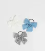 Prettiest Girl Three Pack Bow Hair Ties sold by Windsor