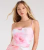 Charmed Sass Floral Bodycon Slit Maxi Dress sold by Windsor