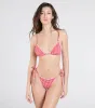 Flirty Babe Gingham Print Triangle Bikini Top sold by Windsor