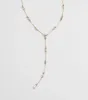 Best Version Of Me Rhinestone Lariat Necklace sold by Windsor