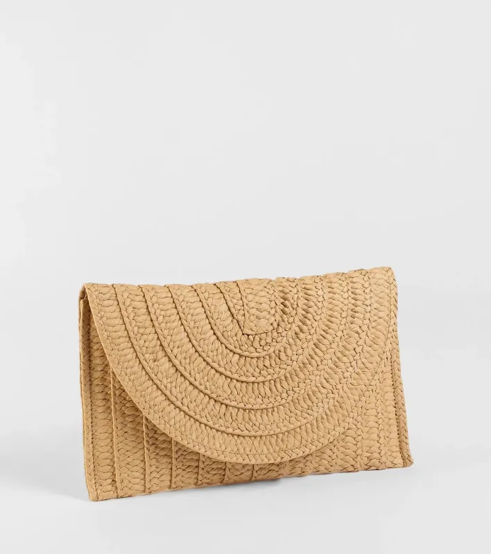 Palm Beach Straw Clutch sold by Windsor