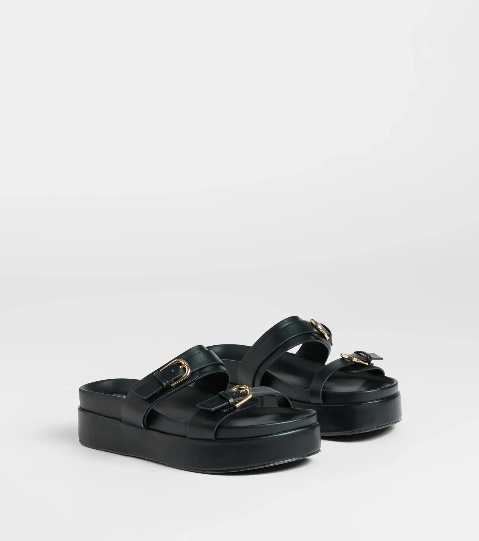 On A New Level Buckle Strappy Platform Sandals sold by Windsor