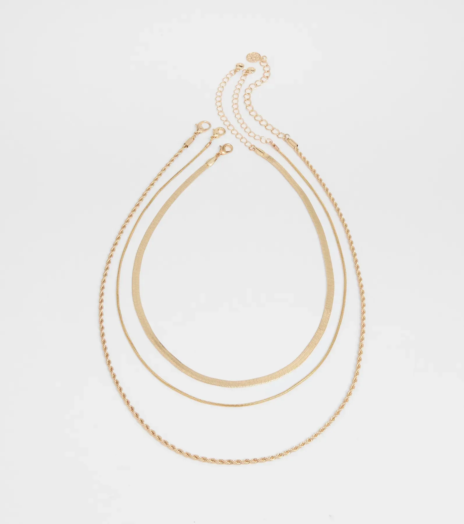 Keep It Edgy Three-Pack Necklace Set sold by Windsor