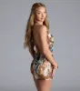 Stop And Stare Abstract Print Bodycon Mini Dress sold by Windsor