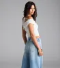 A Bit Of Sweetness Off-Shoulder Crop Top sold by Windsor