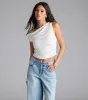 A Bit Of Sweetness Off-Shoulder Crop Top sold by Windsor