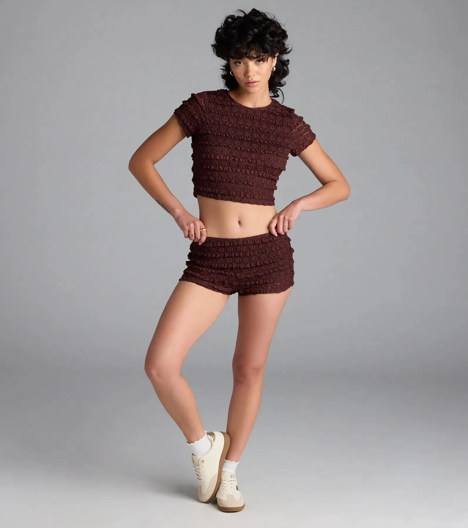 Good At Being Bad Lace Hot Shorts sold by Windsor