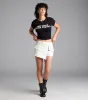 Short Talk High-Rise Belted Wrap Skort sold by Windsor