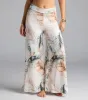 Mornings In Tulum Tropical Wide-Leg Pants sold by Windsor
