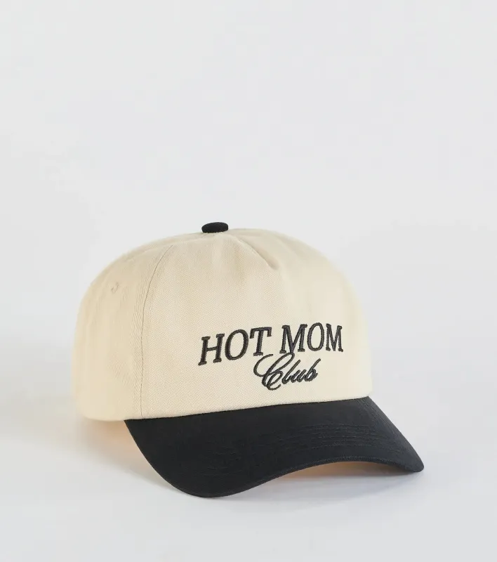Hot Mom Club Two-Tone Baseball Cap sold by Windsor