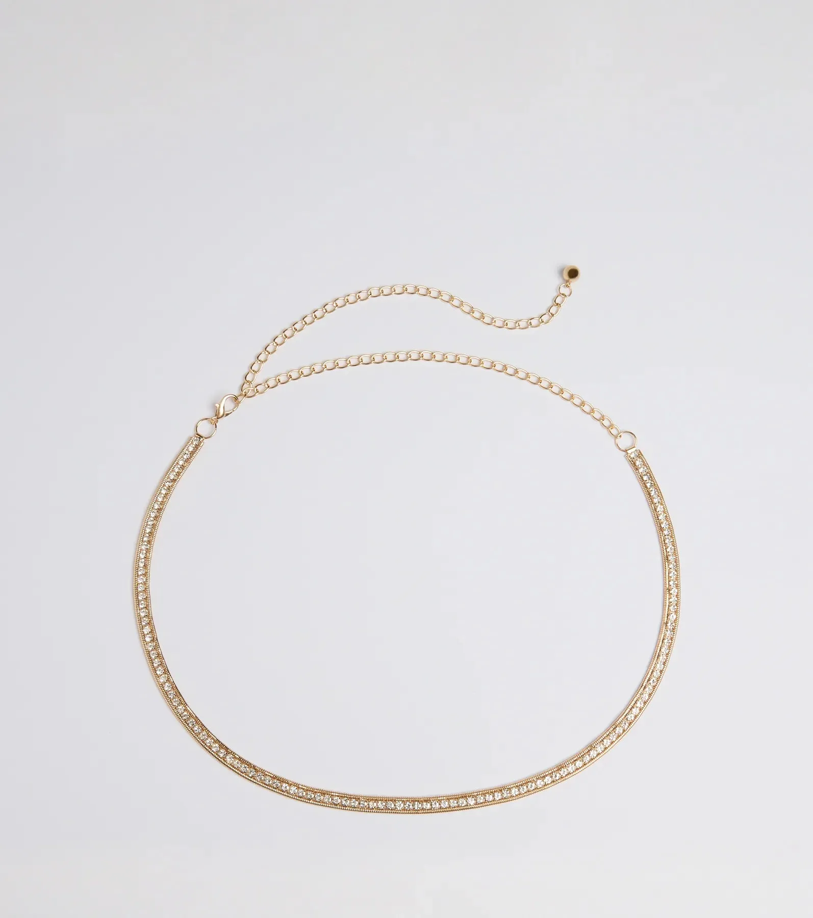 Main Attraction Rhinestone Chain Belt sold by Windsor product image thumbnail 3