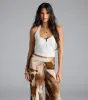 Feelin' The Heat Halter Crop Top sold by Windsor