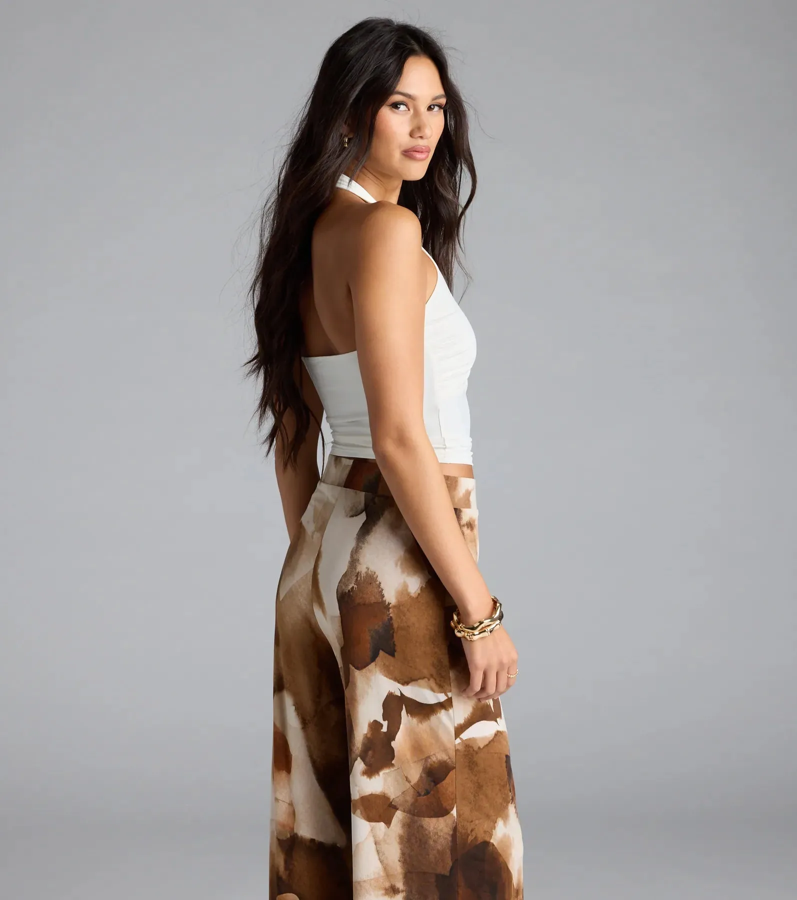 Feelin' The Heat Halter Crop Top sold by Windsor product image thumbnail 2